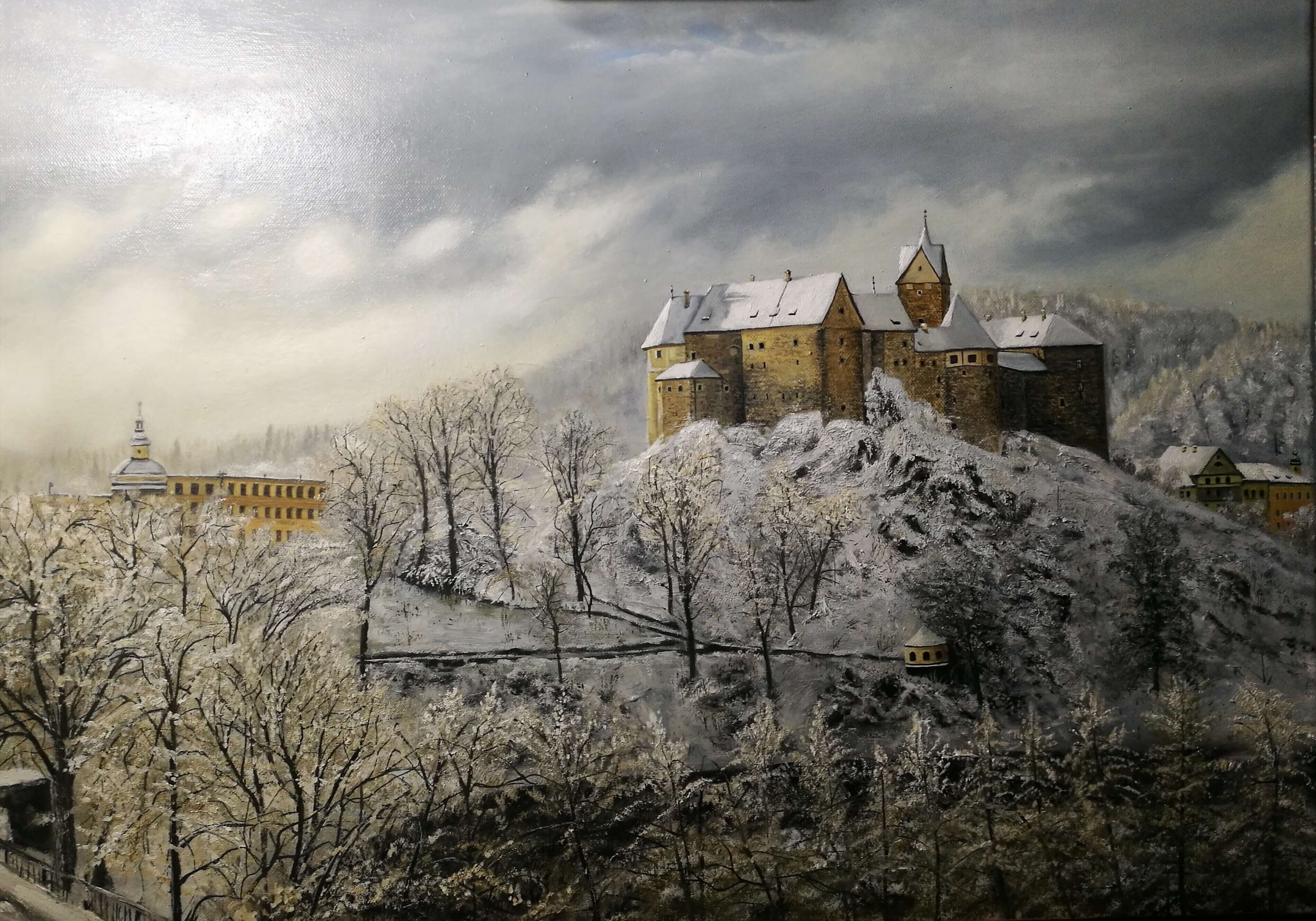 Loket v zimním spánku (2020) 60x40