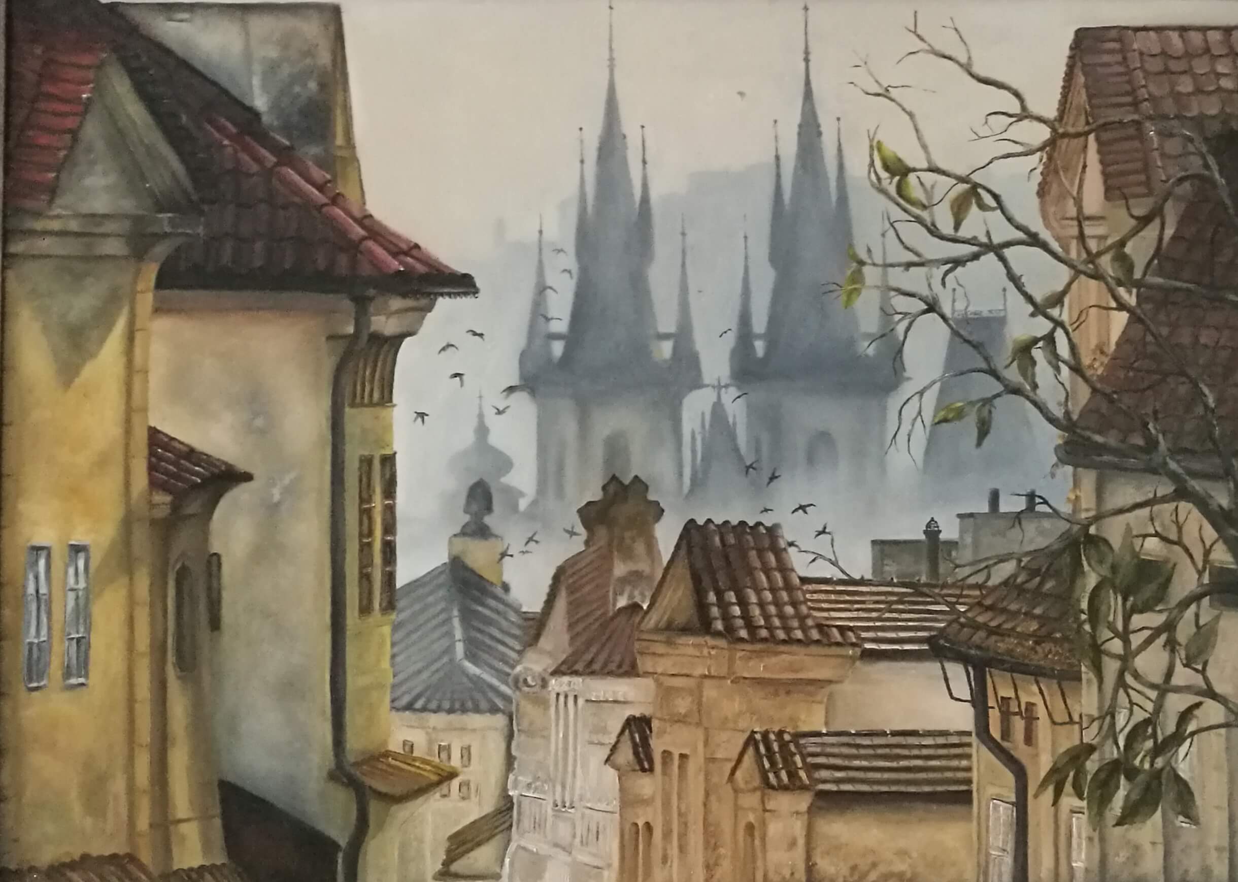 Střechy starého města pražského - PRODÁNO