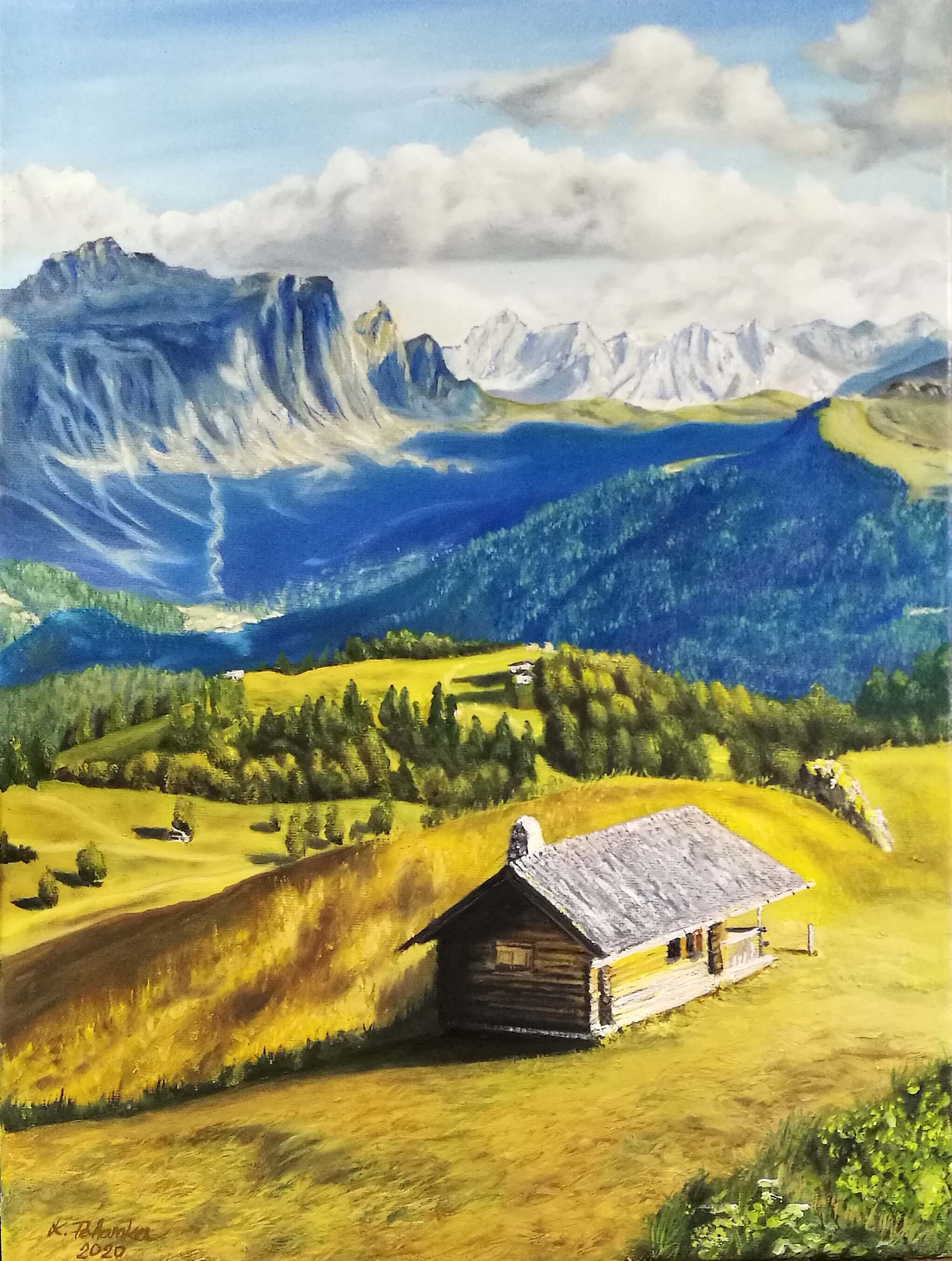 Fascinující dolomity (30x40)